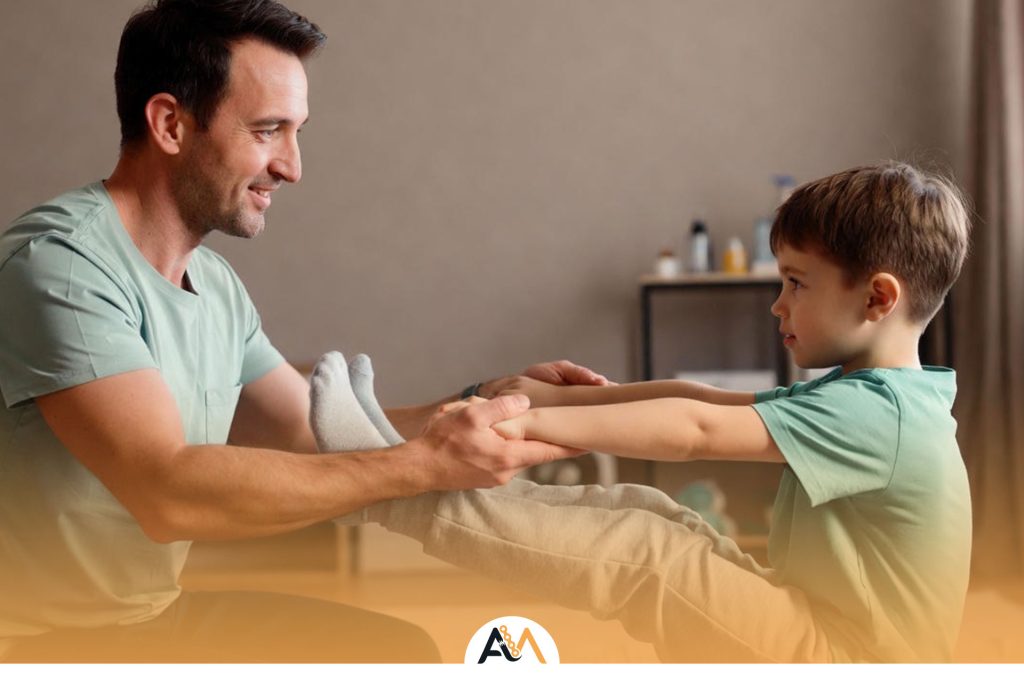 درمان قورباغه ای نشستن کودکان