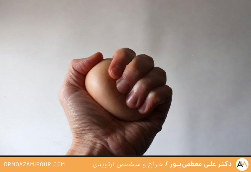 ورزش برای قفل شدن انگشتان دست