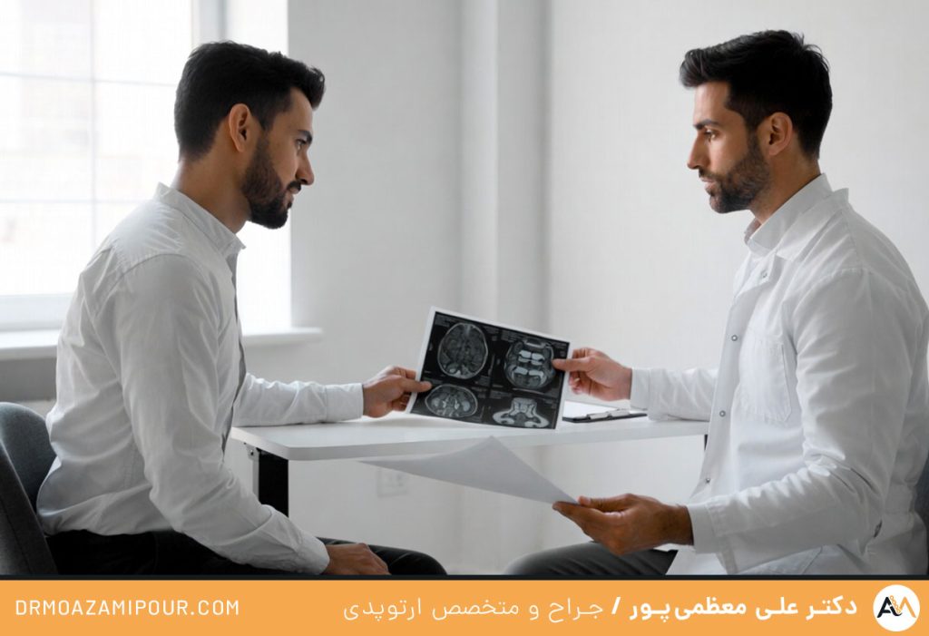 درمان شکستگی استخوان انتهای ستون فقرات