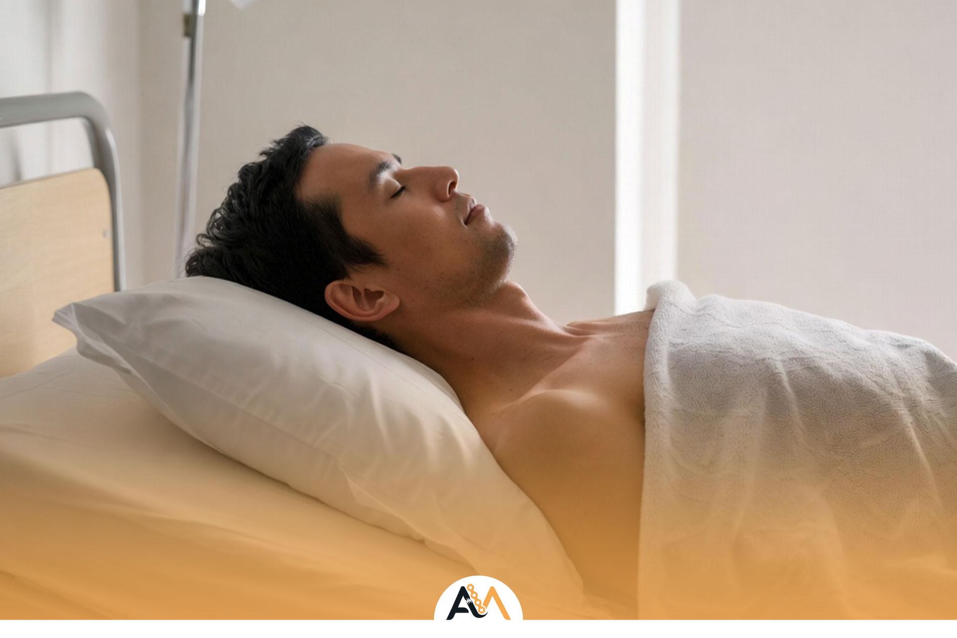 طرز خوابیدن با دنده شکسته