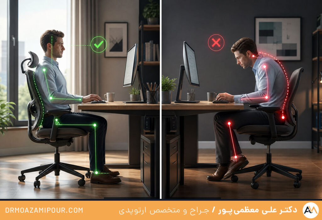 خطرات زیاد پشت میز نشستن
