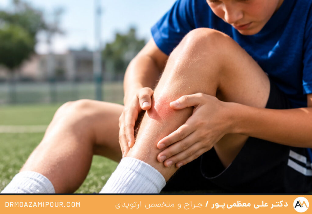  برجستگی استخوان زیر زانو